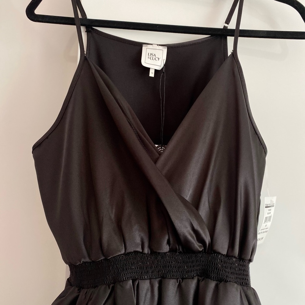 NEW WITH TAG Black Lisa&Lucy V-Neck Dressy Top